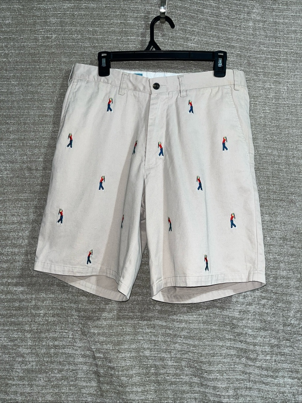 Castaway Nantucket Chino Shorts Golf Embroidery Embroidered Men’s 33 Inseam 8.5”
